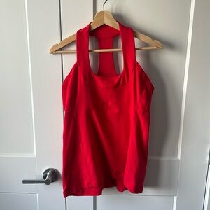 Lululemon Athletica Red Performance Tank Top